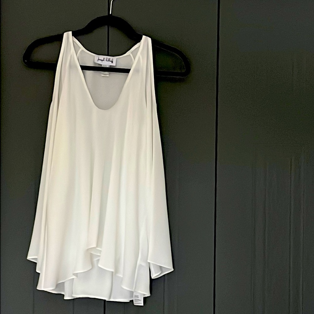 Joseph Ribkoff cold shoulder long sleeve blouse.